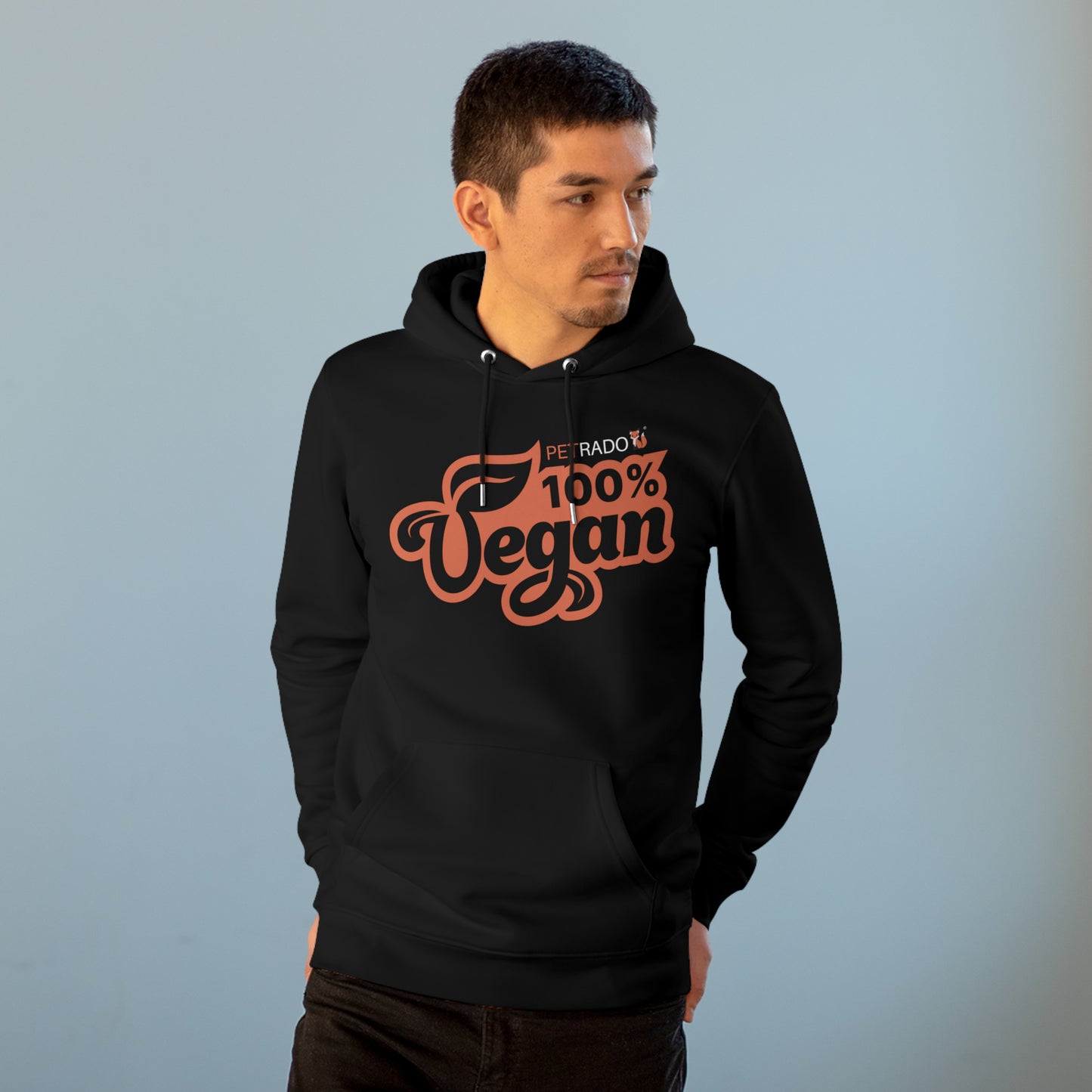 PETRADO Unisex Cruiser Hoodie "100% VEGAN"