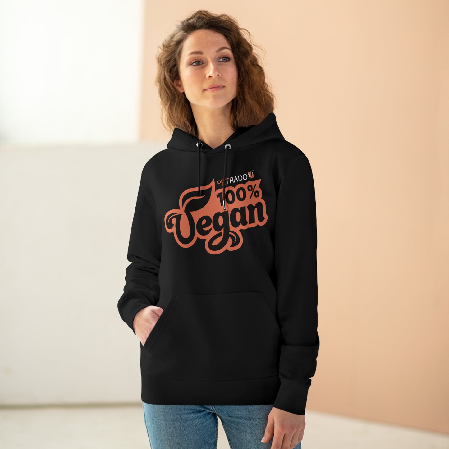 PETRADO Unisex Cruiser Hoodie "100% VEGAN"