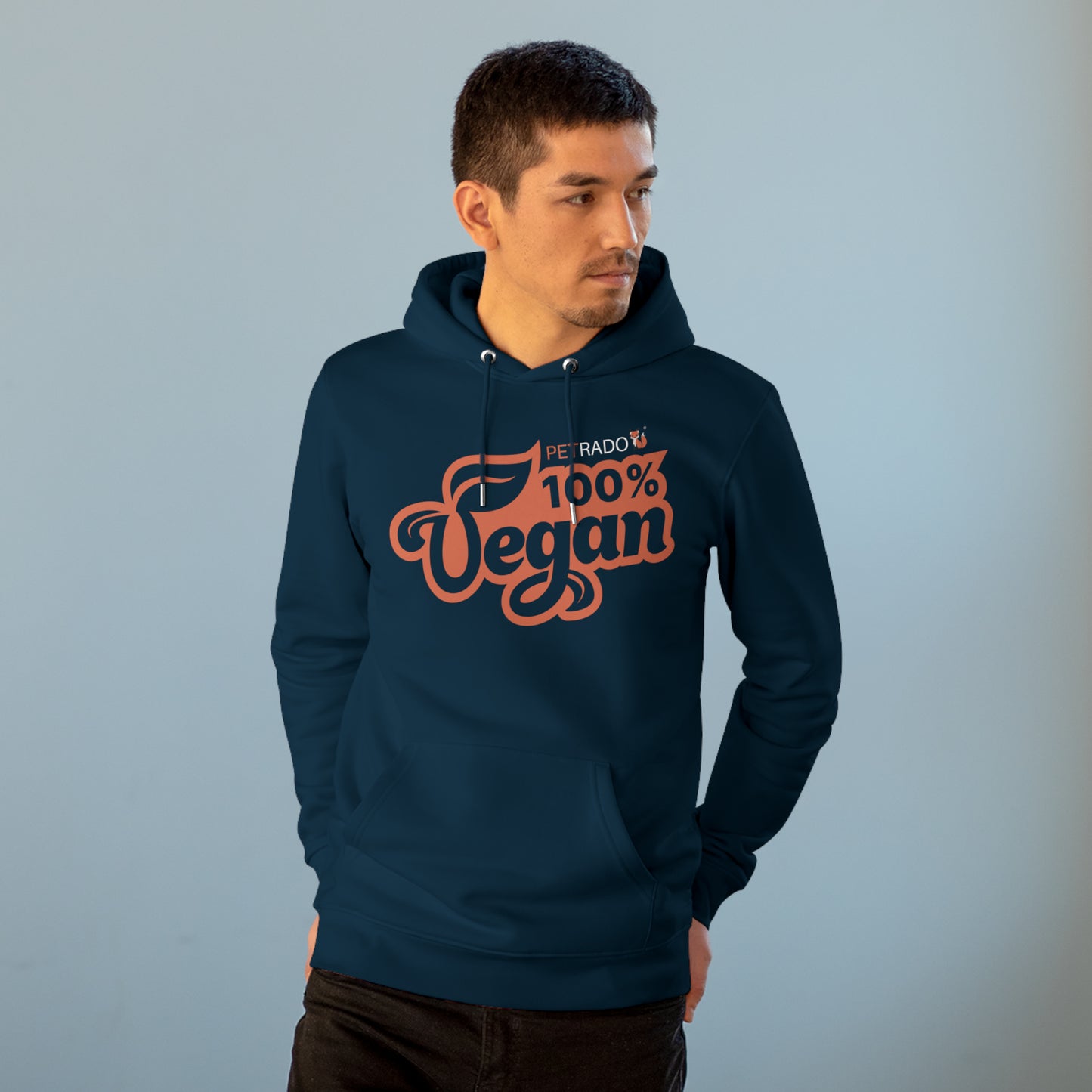 PETRADO Unisex Cruiser Hoodie "100% VEGAN"