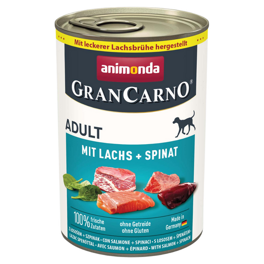 Animonda GranCarno Adult mit Lachs + Spinat