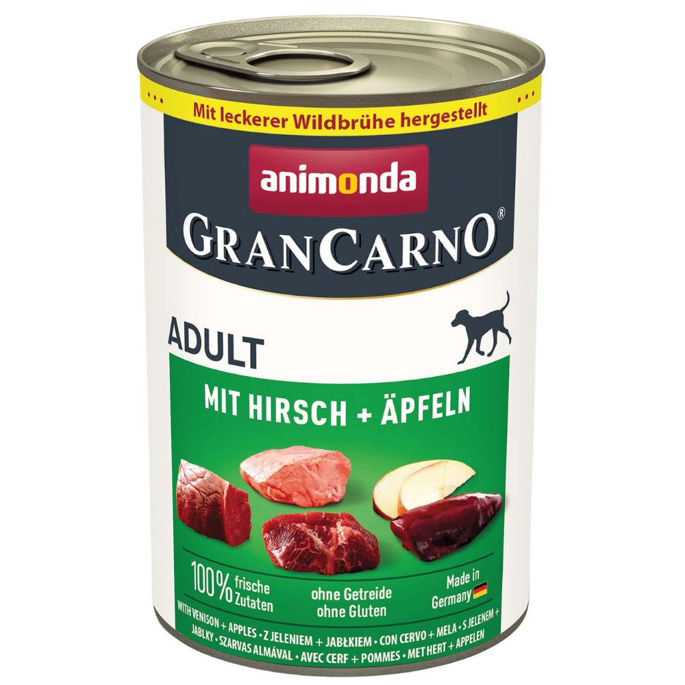 Animonda GranCarno Adult mit Hirsch + Äpfeln