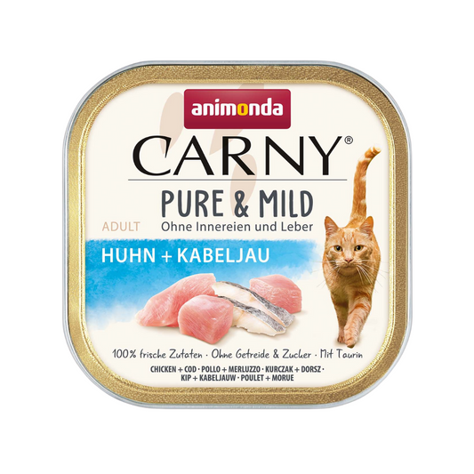 Animonda Carny Adult Pure & Mild Huhn + Kabeljau