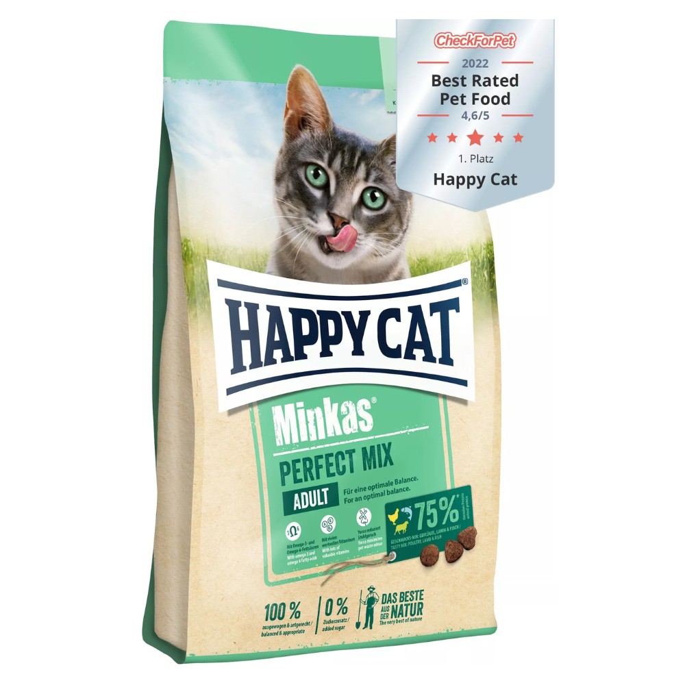 Happy Cat Minkas Perfect Mix Geflügel, Fisch + Lamm