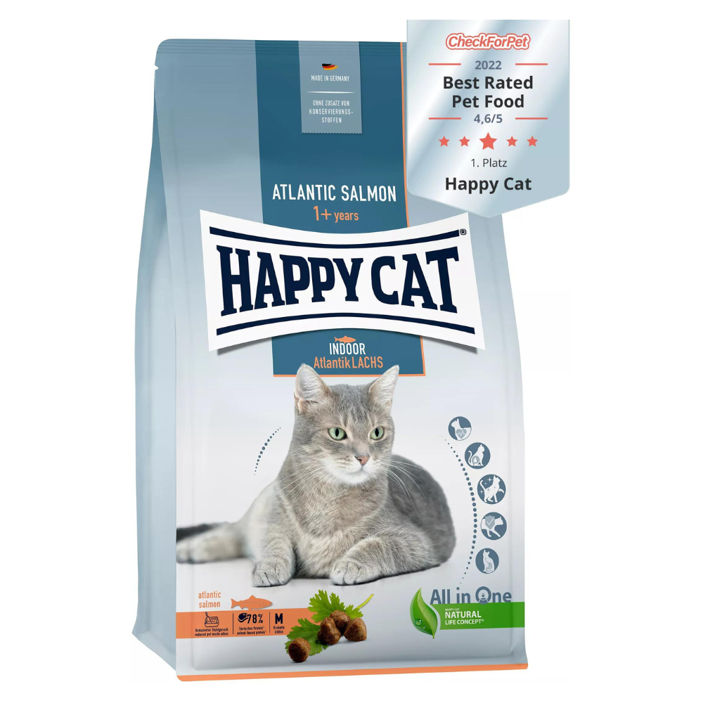 Happy Cat Indoor Adult Atlantik-Lachs