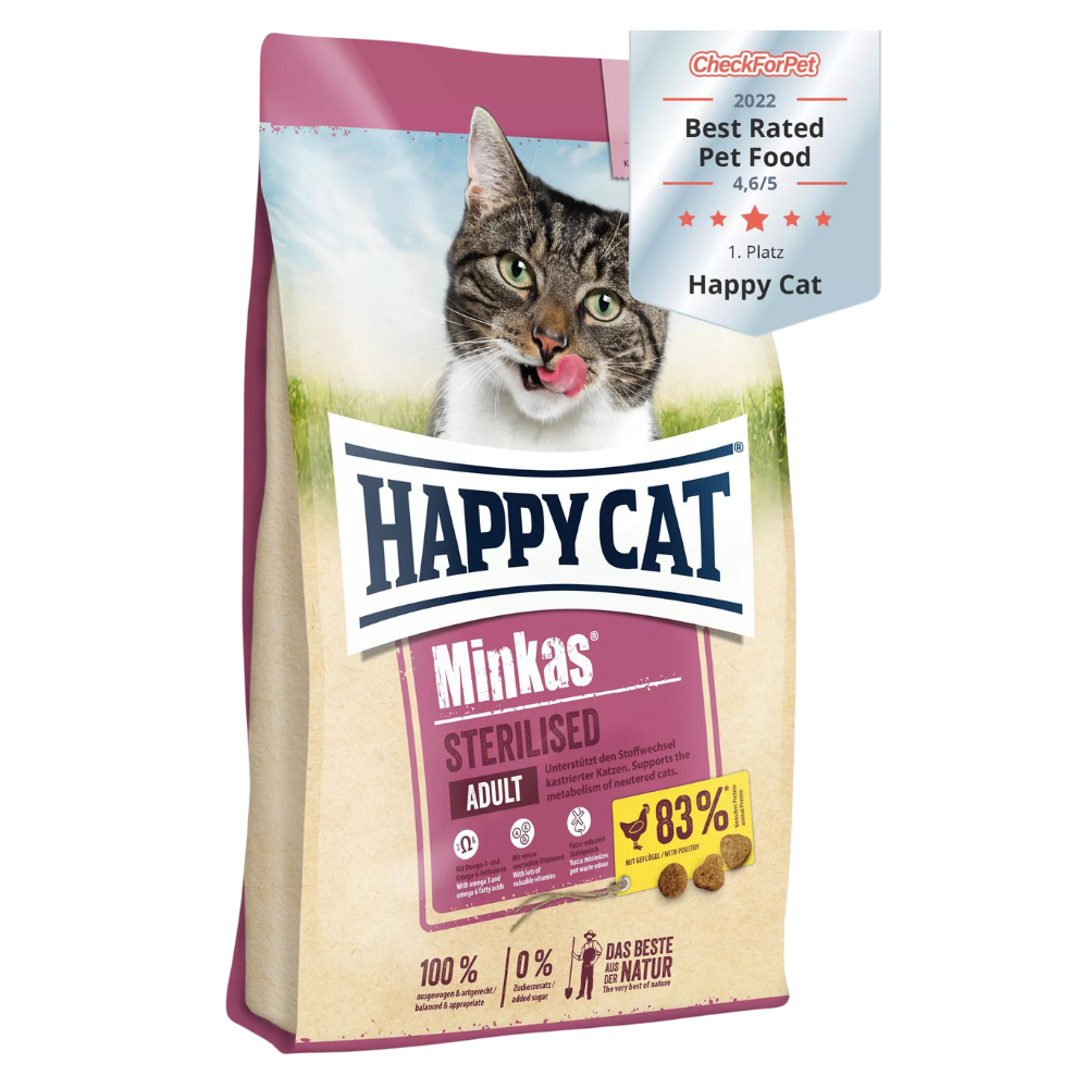 Happy Cat Minkas Sterilised Geflügel