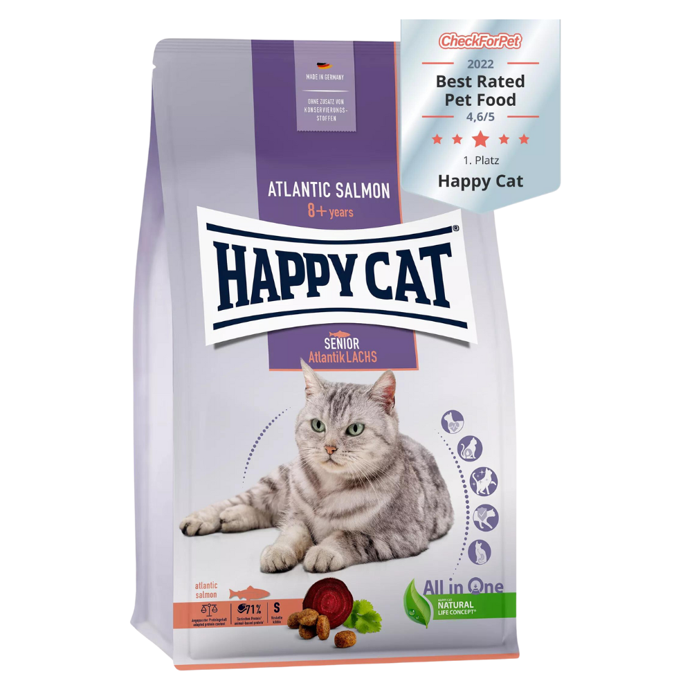 Happy Cat Senior Atlantik-Lachs