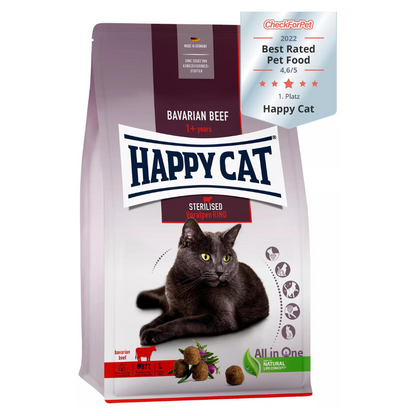 Happy Cat Sterilised Adult Voralpen-Rind