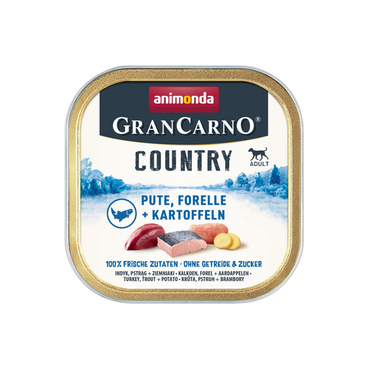 Animonda GranCarno Country Adult Pute, Forelle + Kartoffel