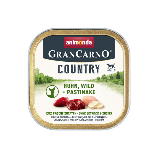 Animonda GranCarno Country Adult Huhn, Wild + Pastinake