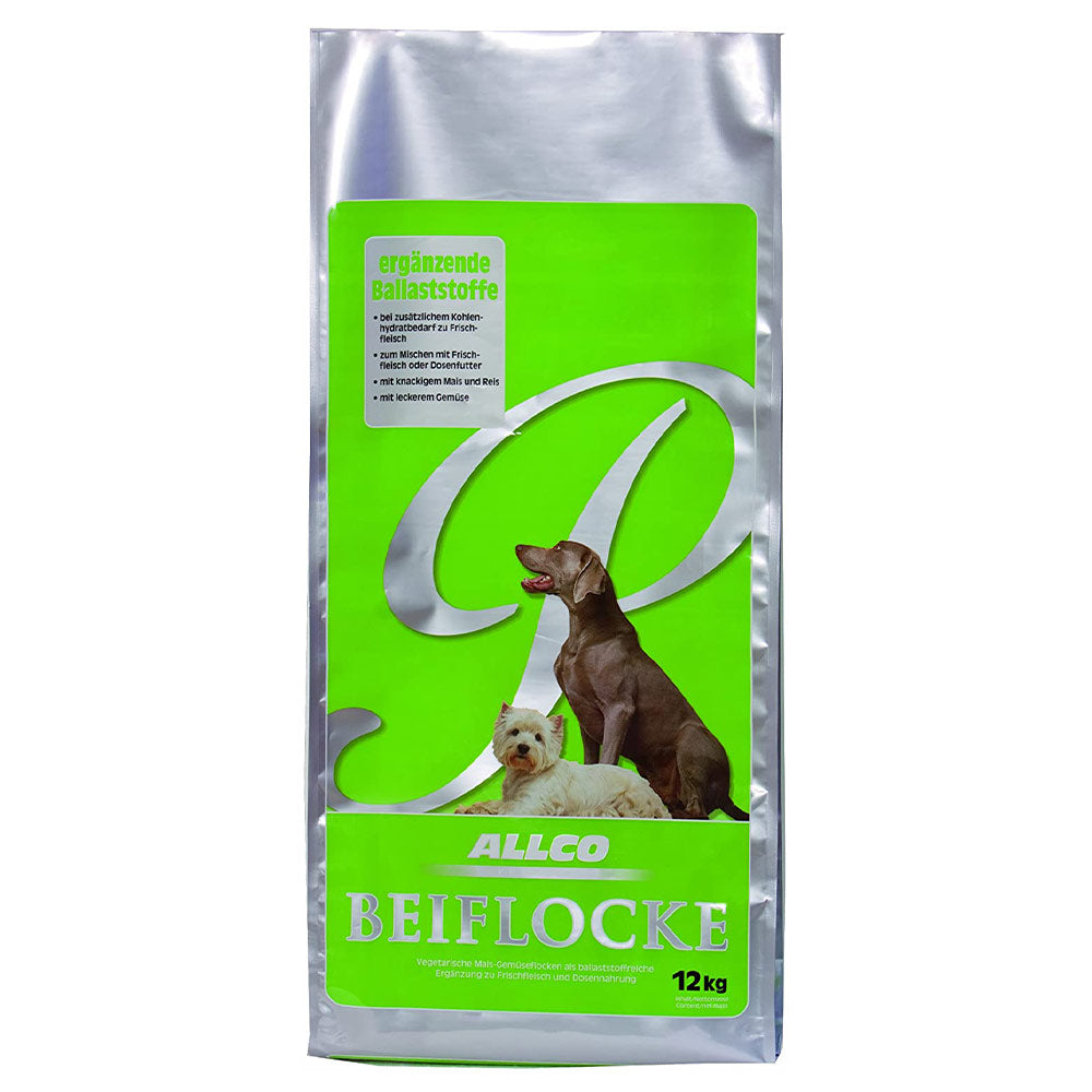 Allco Dog Premium Beiflocke 12 kg Verpackung Vorderseite - petrado.de