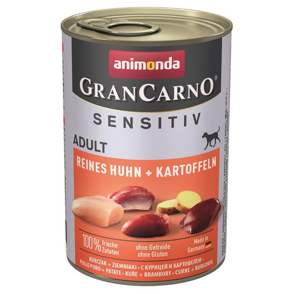 Animonda GranCarno Adult Sensitive reines Huhn + Kartoffeln