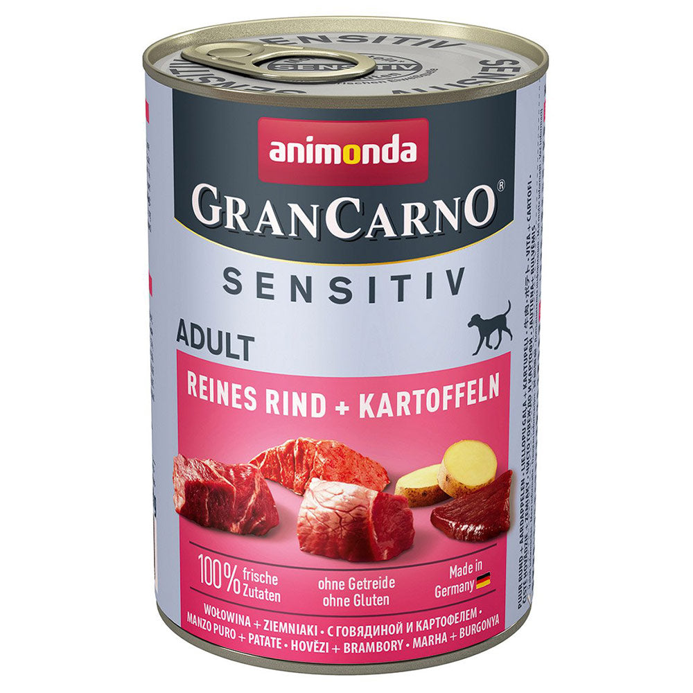 Animonda GranCarno Adult Sensitive reines Rind + Kartoffeln