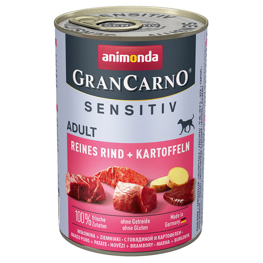 Animonda GranCarno Adult Sensitive reines Rind + Kartoffeln