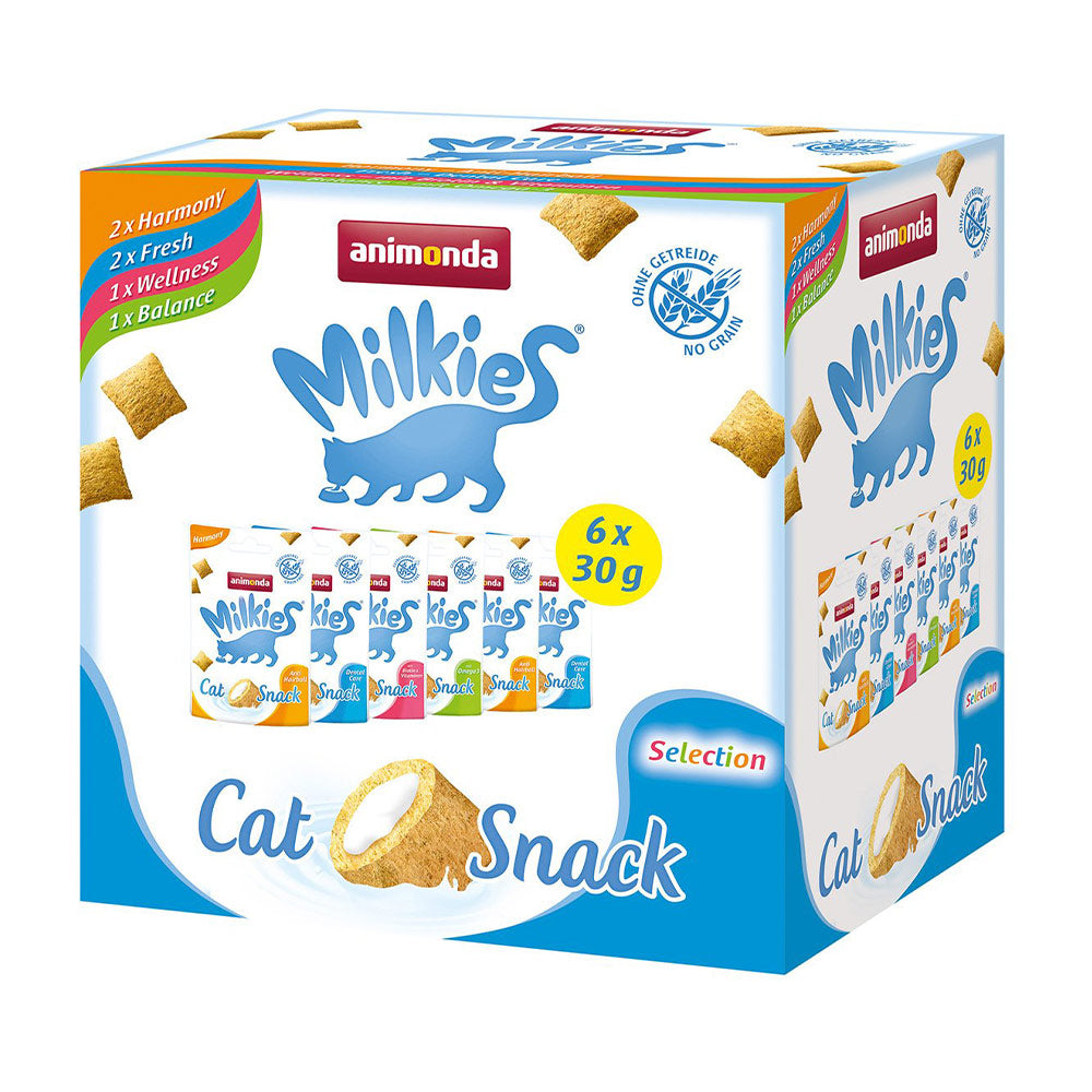 Animonda Snack Milkies Multipack 6x30g - Verpackung Vorderseite - petrado.de