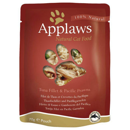 Applaws Cat Multipack mit Fisch 12x70 g - Thunfisch und Pazifikgarnelen - petrado.de