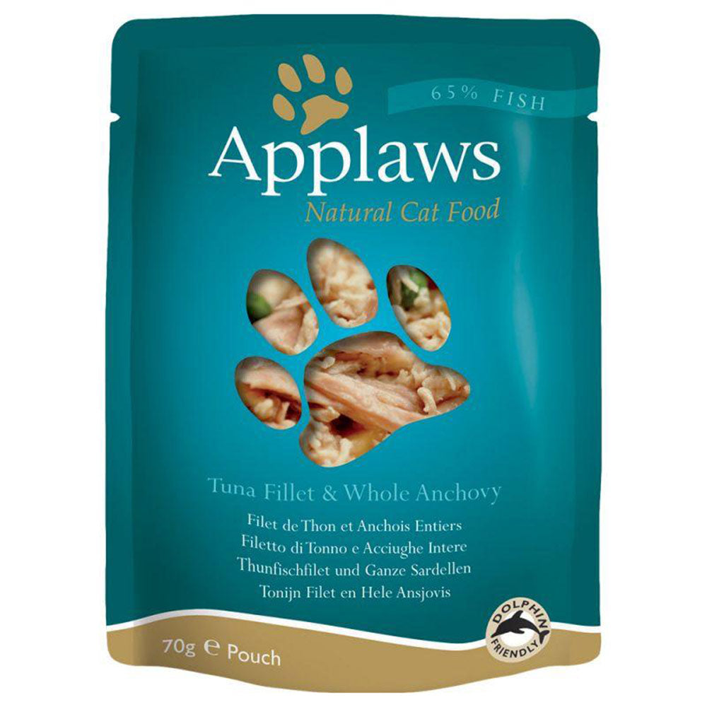 Applaws Cat Multipack mit Fisch 12x70 g - Thunfischfilet und ganze Sardellen - petrado.de