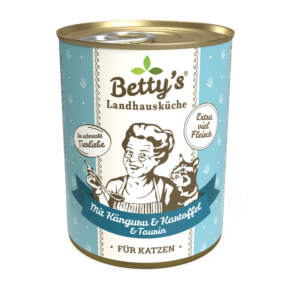 Betty`s Landhausküche Katze mit Känguru + Kartoffel