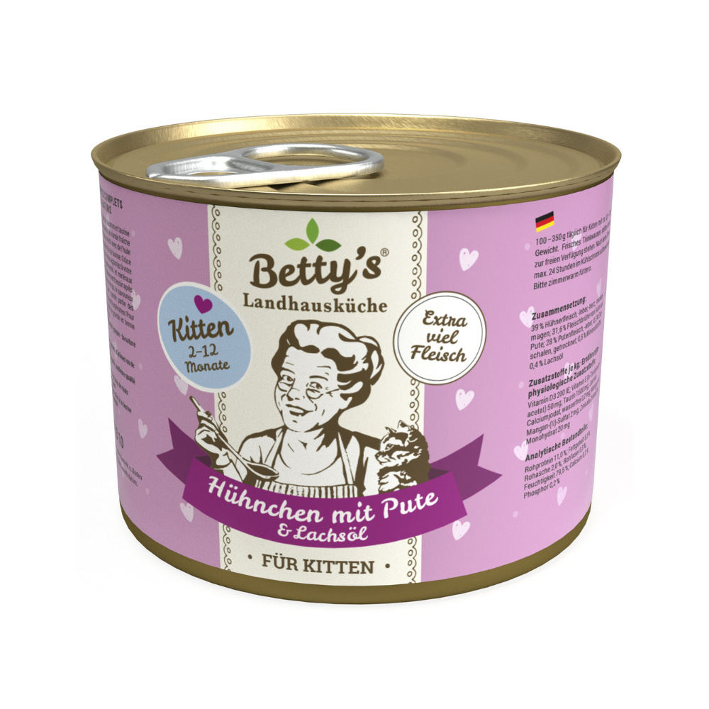 Betty`s Landhausküche Kitten Hühnchen mit Pute