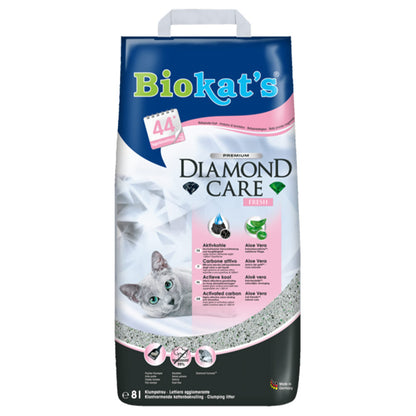 Biokat’s Diamond Care Fresh 8 Liter - Verpackung Vorderseite - petrado.de