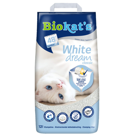 Biokat’s White Dream Classic 12 Liter - Verpackung Vorderseite - petrado.de