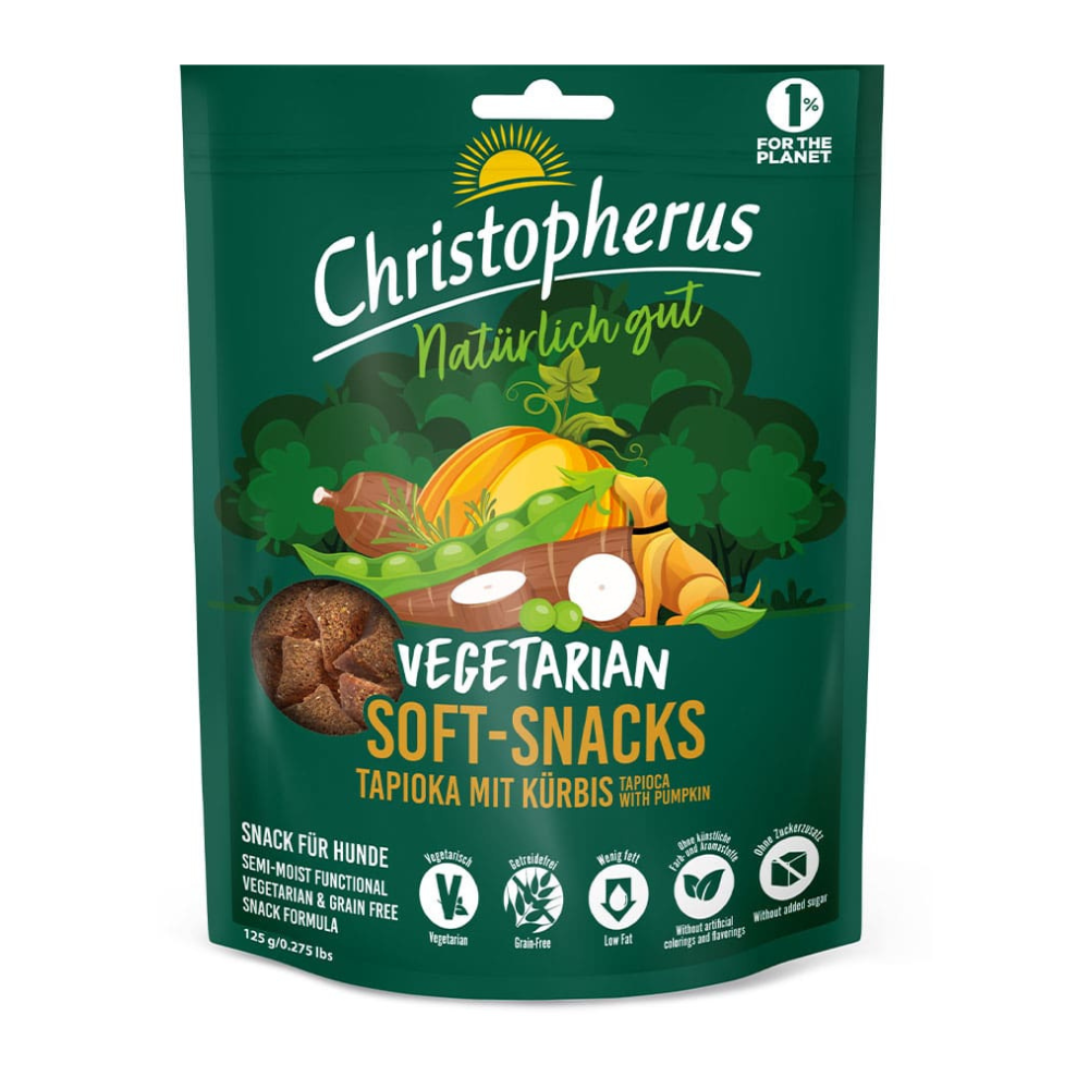 Christopherus Vegetarian - Soft Snack Tapioka mit Kürbis