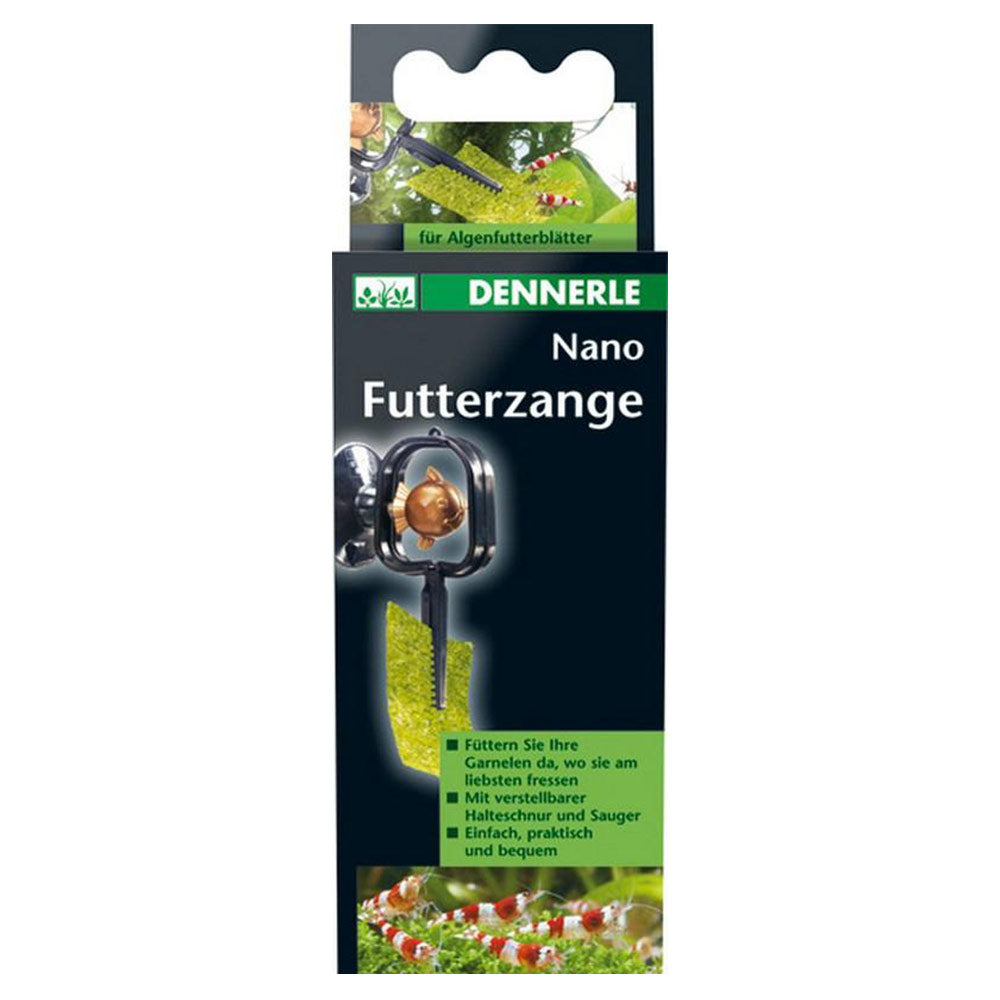 Dennerle Nano Futterzange - Verpackung Vorderseite - petrado.de