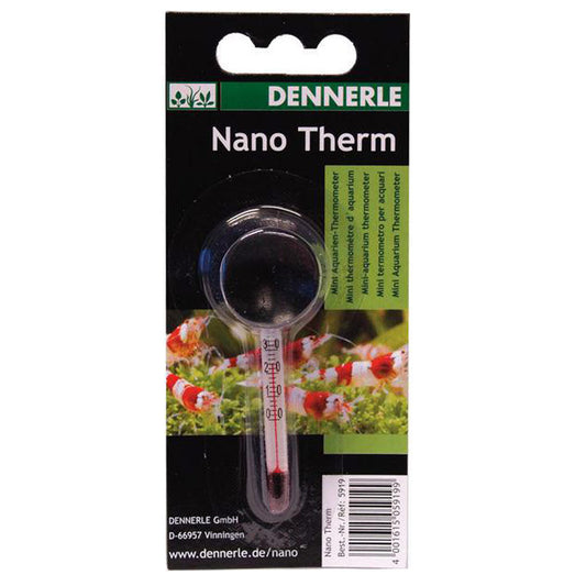 Dennerle Nano Therm Mini-Thermometer - Verpackung Vorderseite - petrado.de