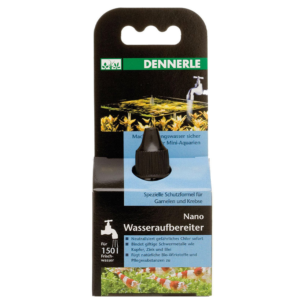 Dennerle Nano Wasseraufbereiter 15 ml - Verpackung Vorderseite - Nano Wasseraufberater - petrado.de