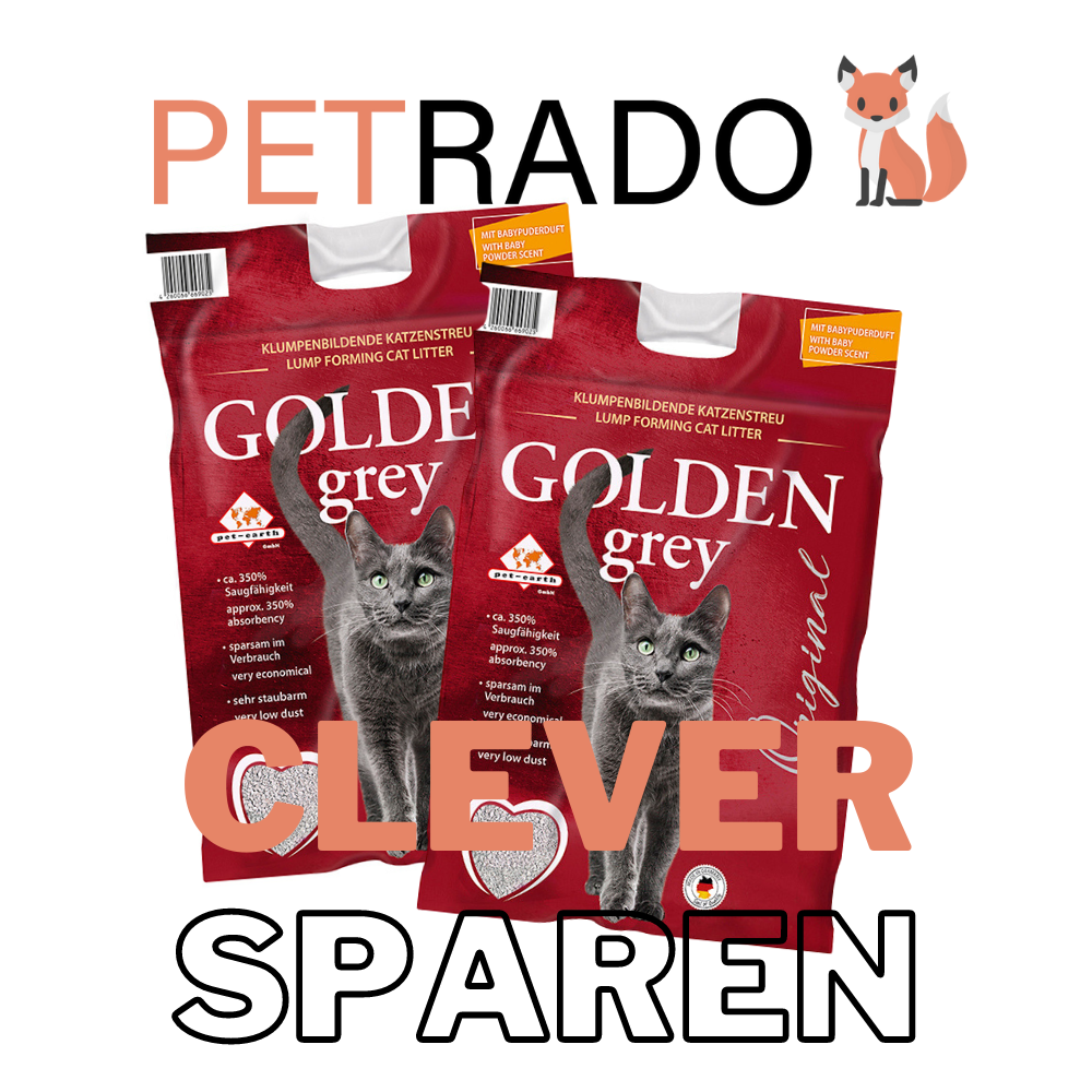 GOUDEN grijs - Originele kattenbakvulling