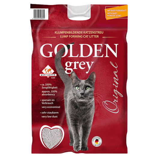 GOUDEN grijs - Originele kattenbakvulling