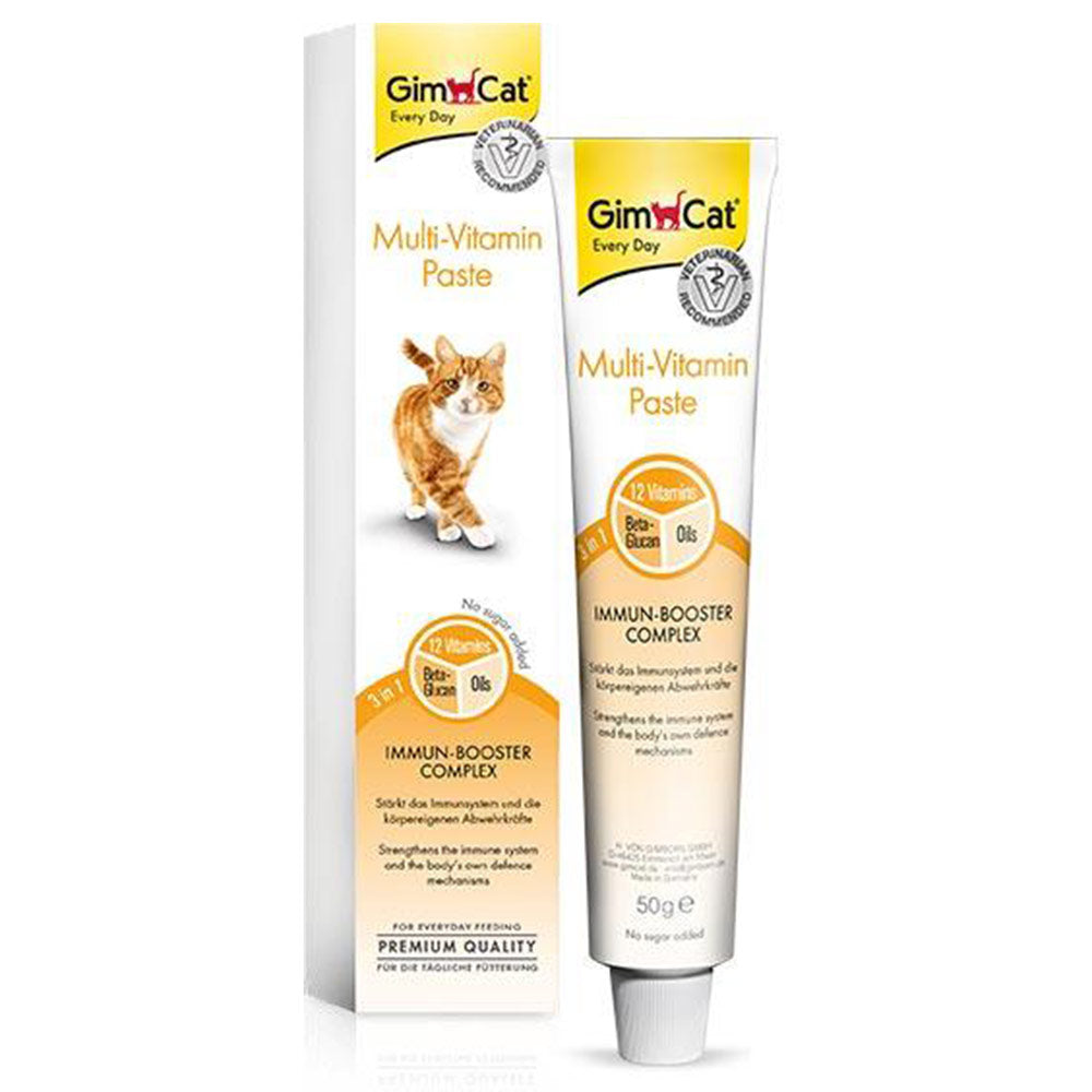 GimCat Multi-Vitamin Paste 50 g - Verpackung Vorderseite - petrado.de