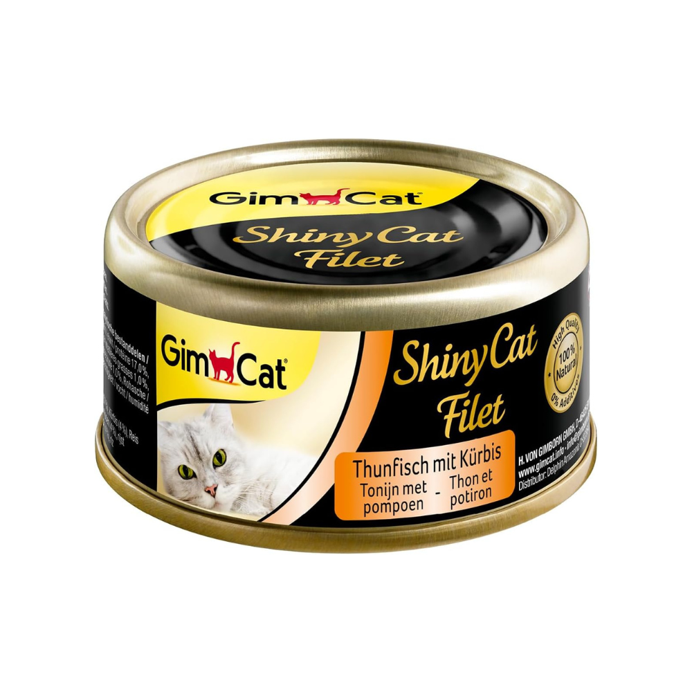 GimCat ShinyCat Filet Thunfisch mit Kürbis