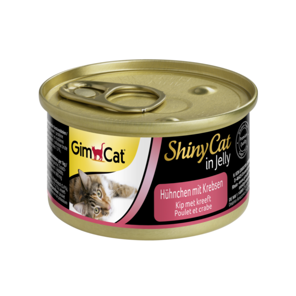 GimCat ShinyCat in Jelly Chicken met krabben