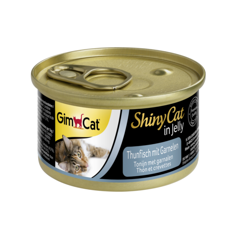 GimCat ShinyCat in Jelly Thunfisch mit Garnelen