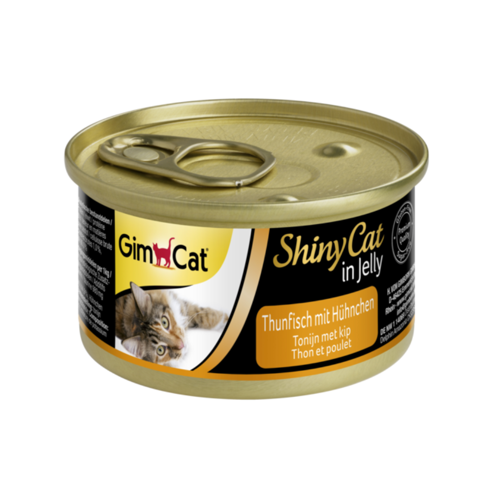 GimCat ShinyCat in Jelly Thunfisch mit Hühnchen