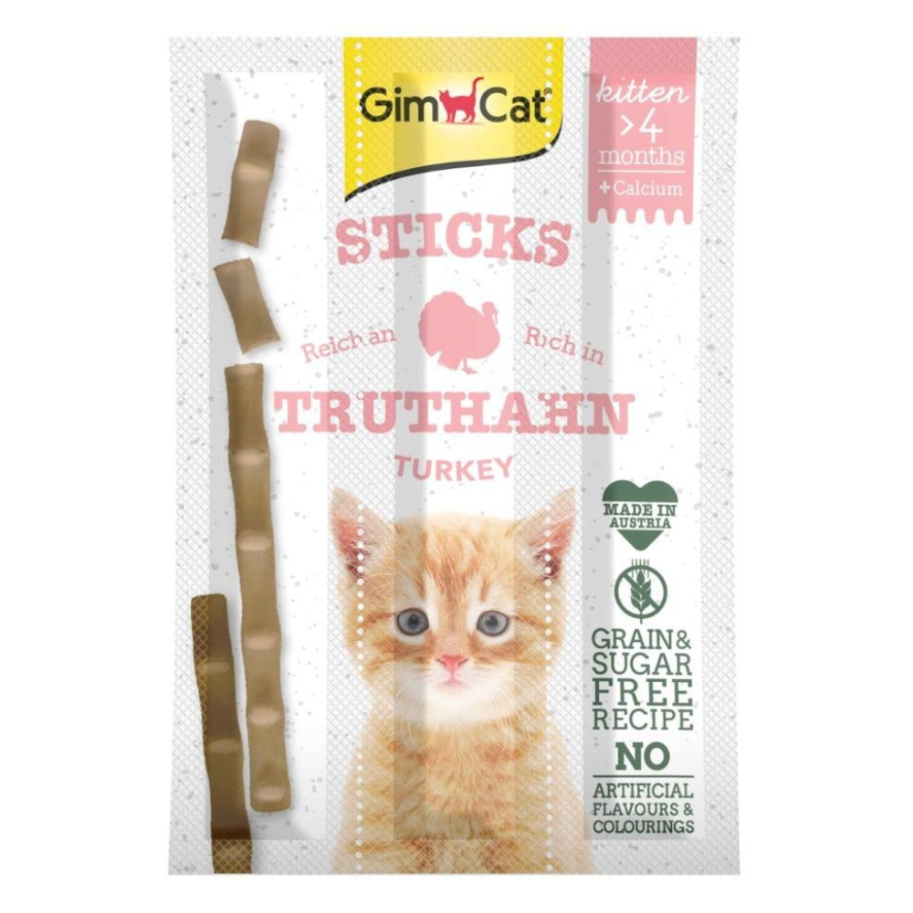 GimCat Sticks Kitten Truthahn 3 Stück