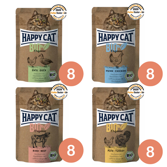 Happy Cat Bio Pouch Mixpaket