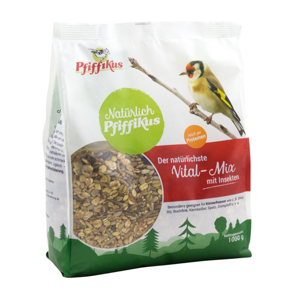 Natürlich Pfiffikus Vital-Mix mit Insekten