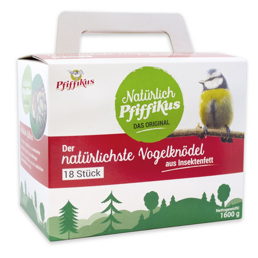 Natürlich Pfiffikus Vogelknödel aus Insektenfett