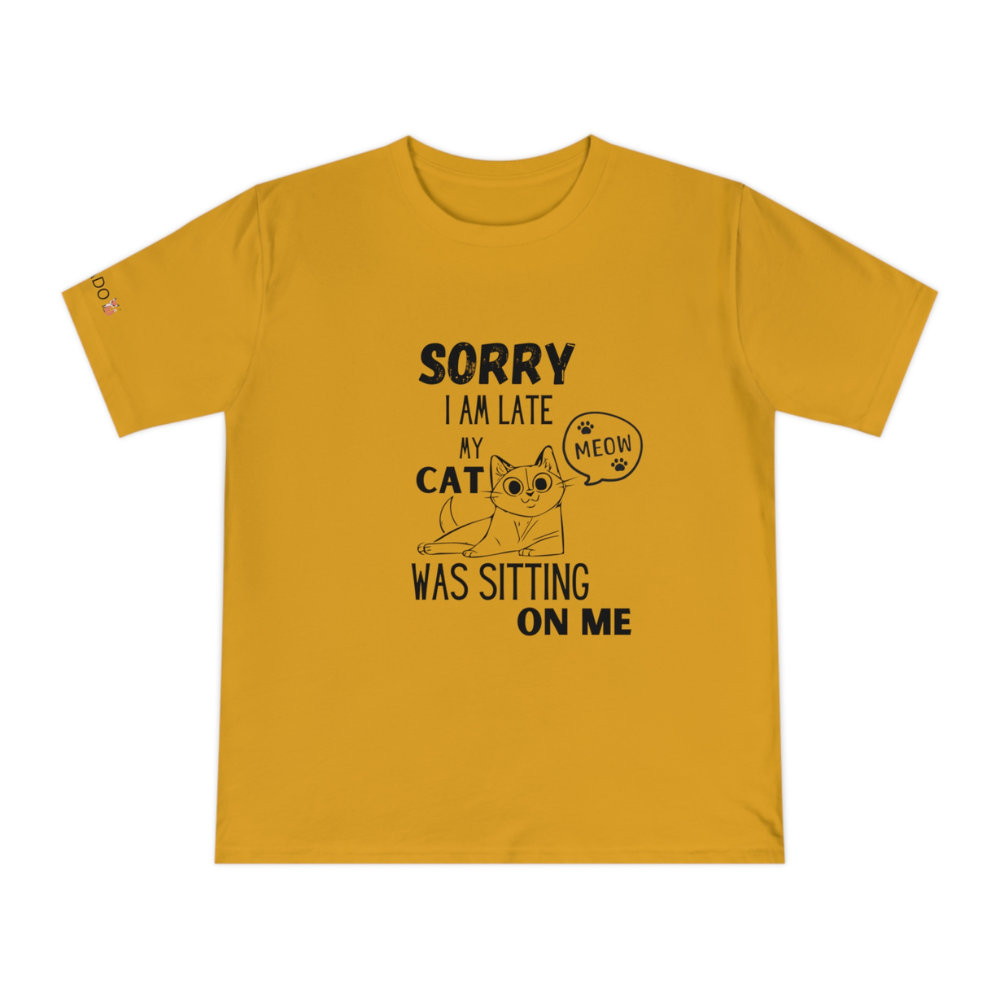 PETRADO Unisex Jersey T-Shirt "Cat sitting"