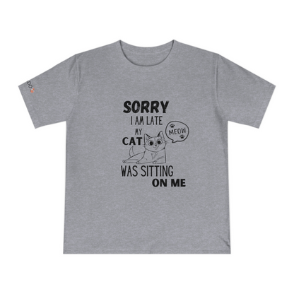 PETRADO Unisex Jersey T-Shirt "Cat sitting"