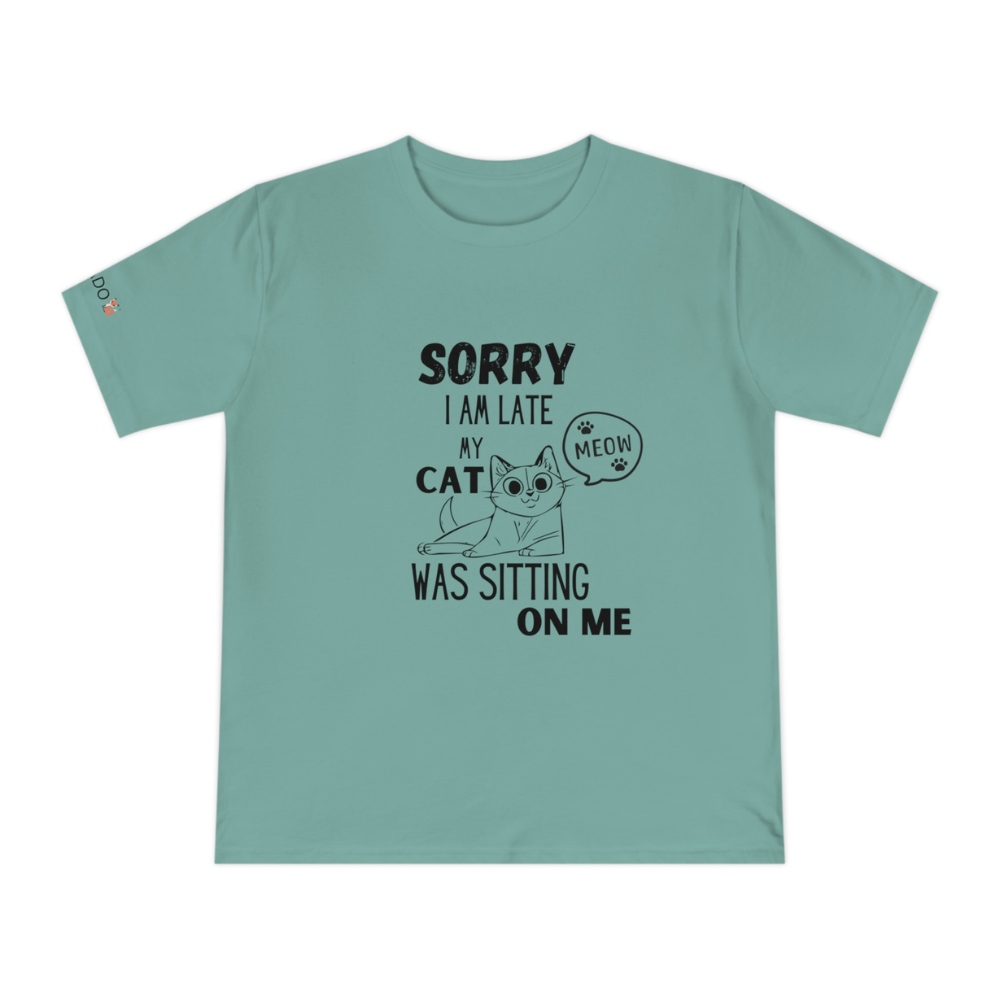 PETRADO Unisex Jersey T-Shirt "Cat sitting"