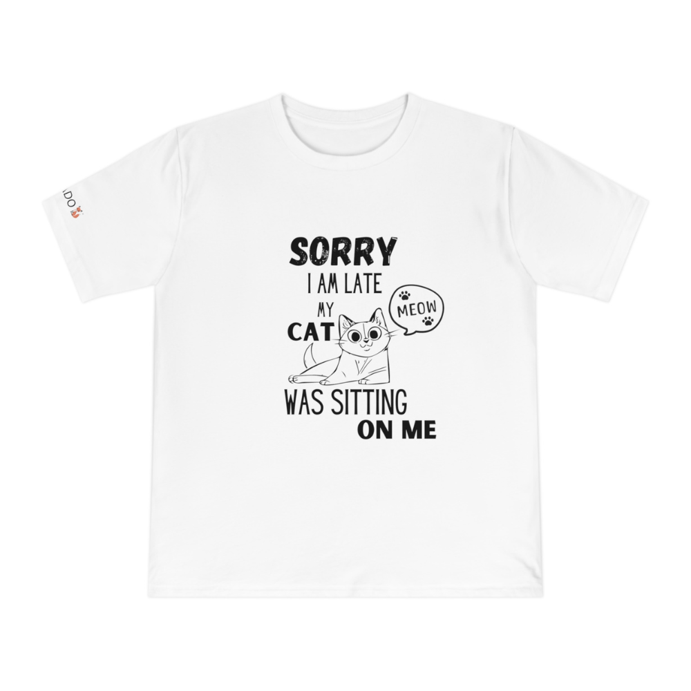 PETRADO Unisex Jersey T-Shirt "Cat sitting"