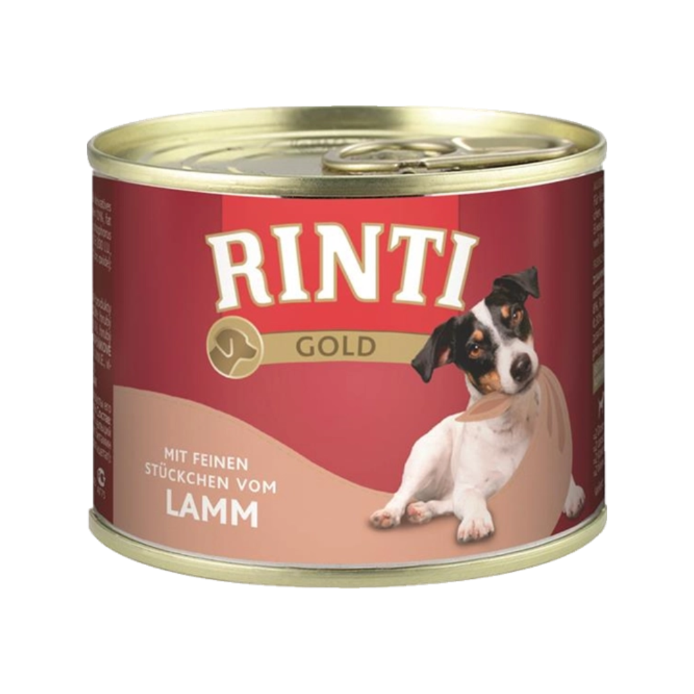 Rinti Dose Gold mit Lamm