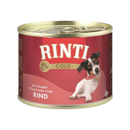 Rinti Dose Gold mit Rind