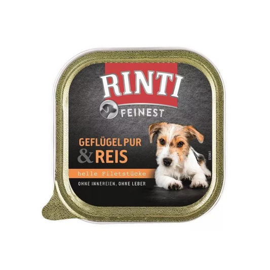 Rinti Feinest Geflügel pur + Reis