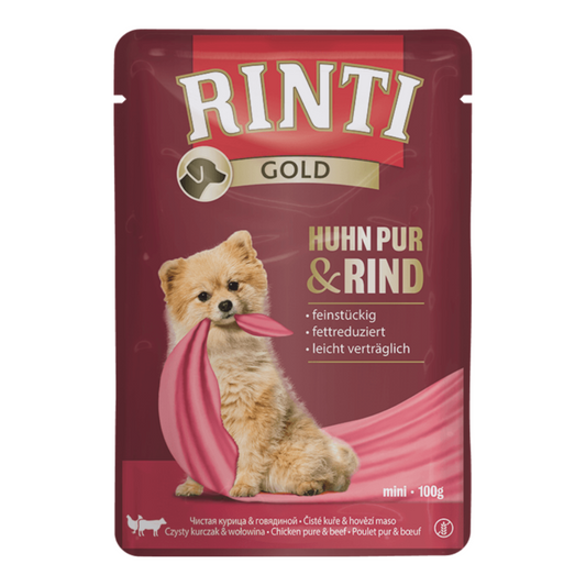 Rinti Gold Frischbeutel Huhn Pur + Rind