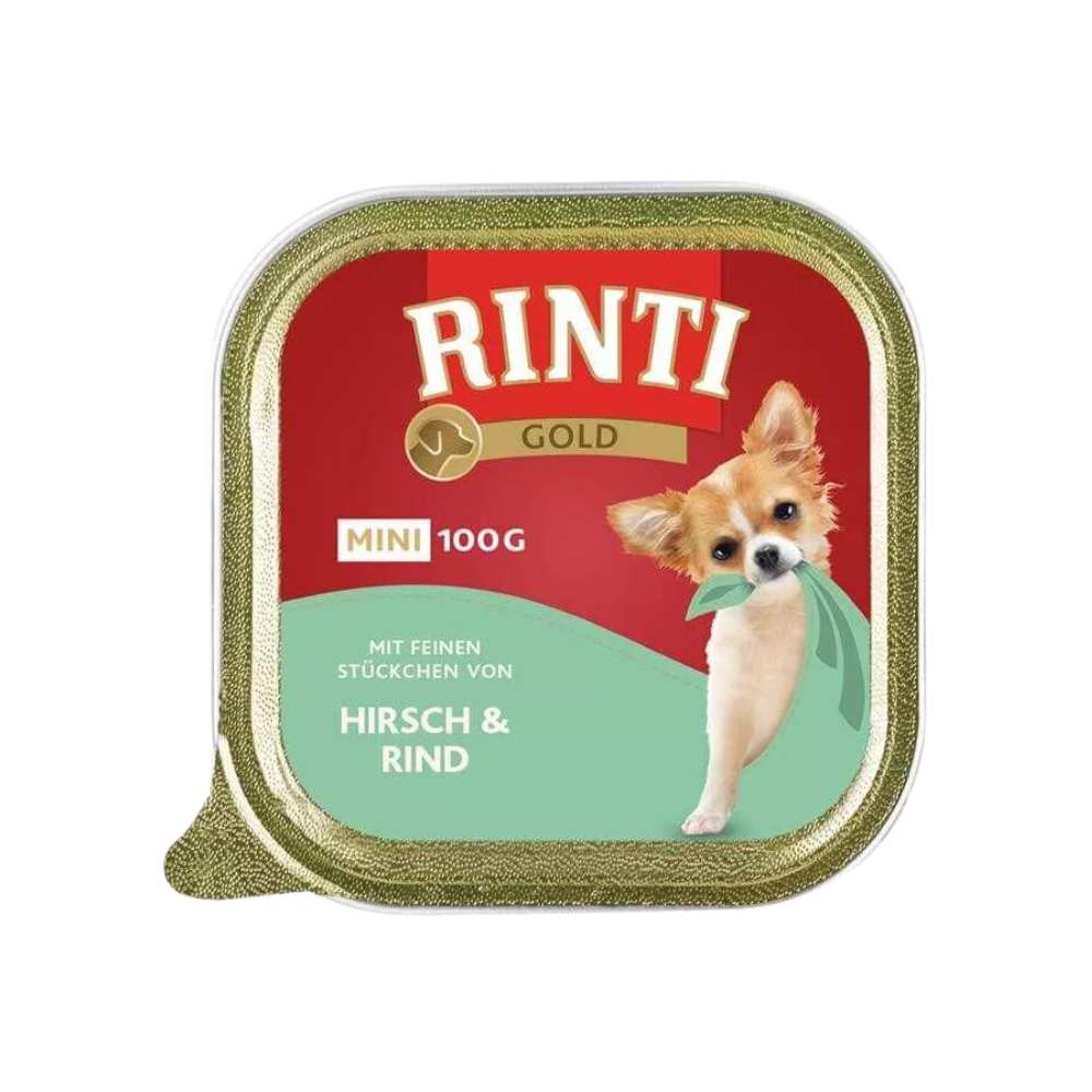 Rinti Schale Gold Mini Hirsch mit Rind