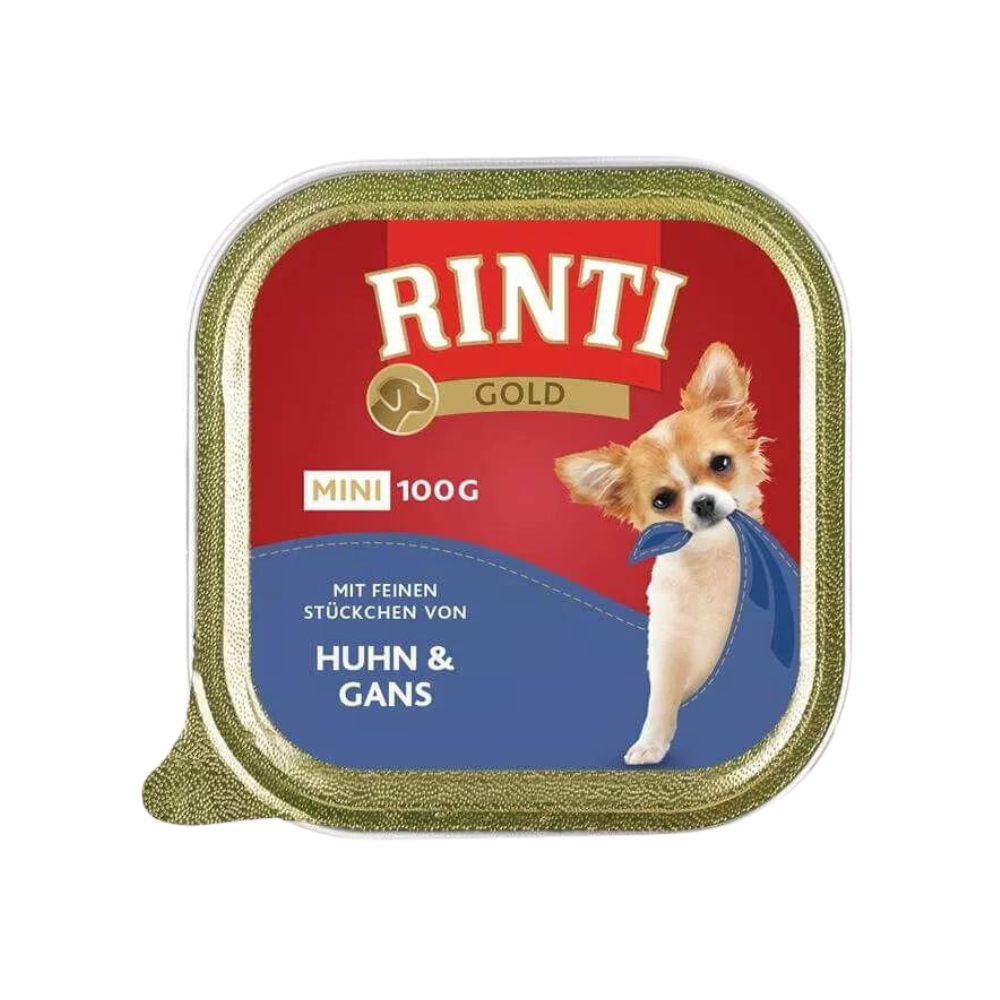 Rinti Schale Gold Mini Huhn mit Gans