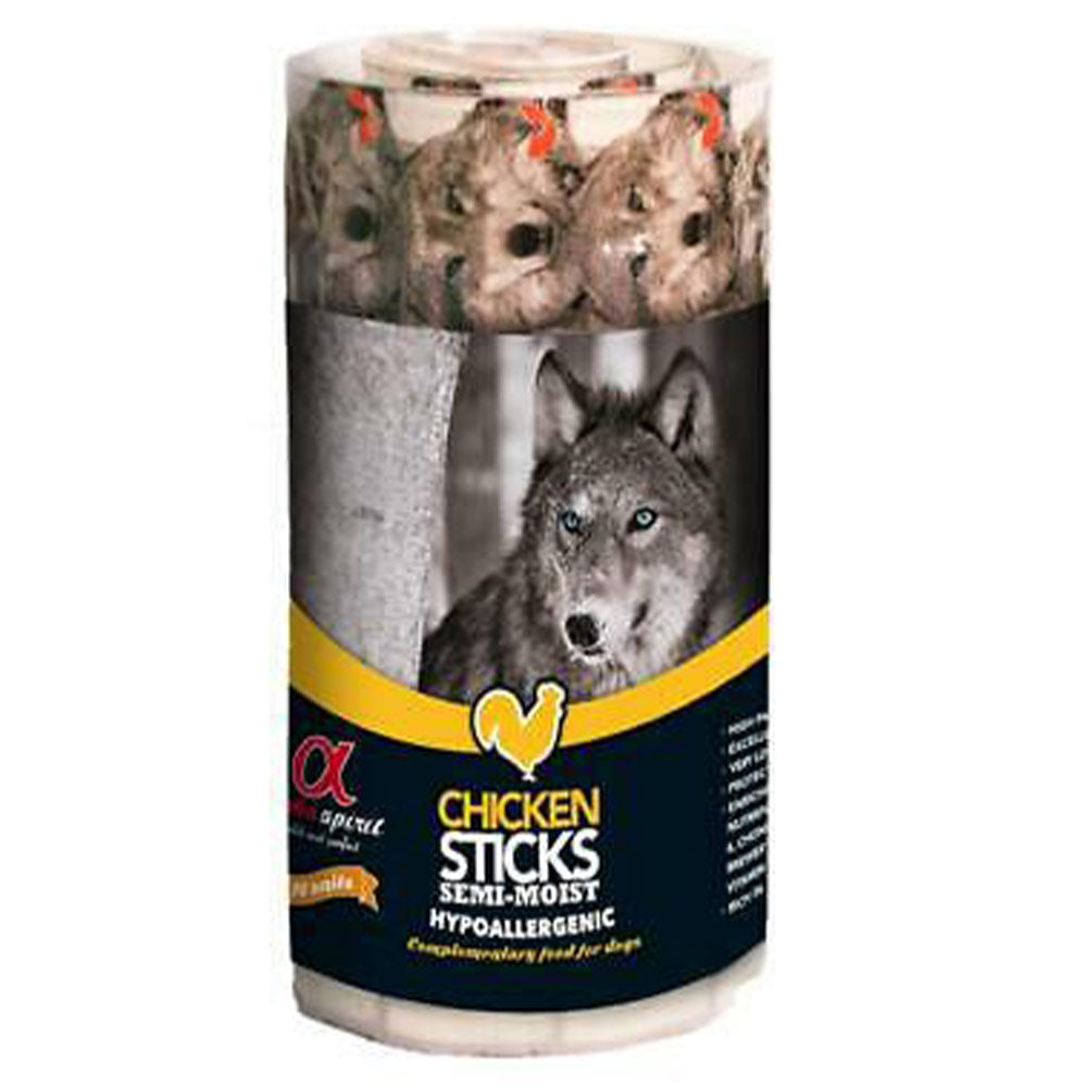 alpha spirit Dog Stick Huhn 12x16er Pack - Verpackung Vorderseite - petrado.de